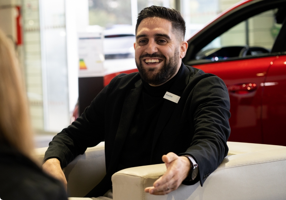 Visuel employé à votre service